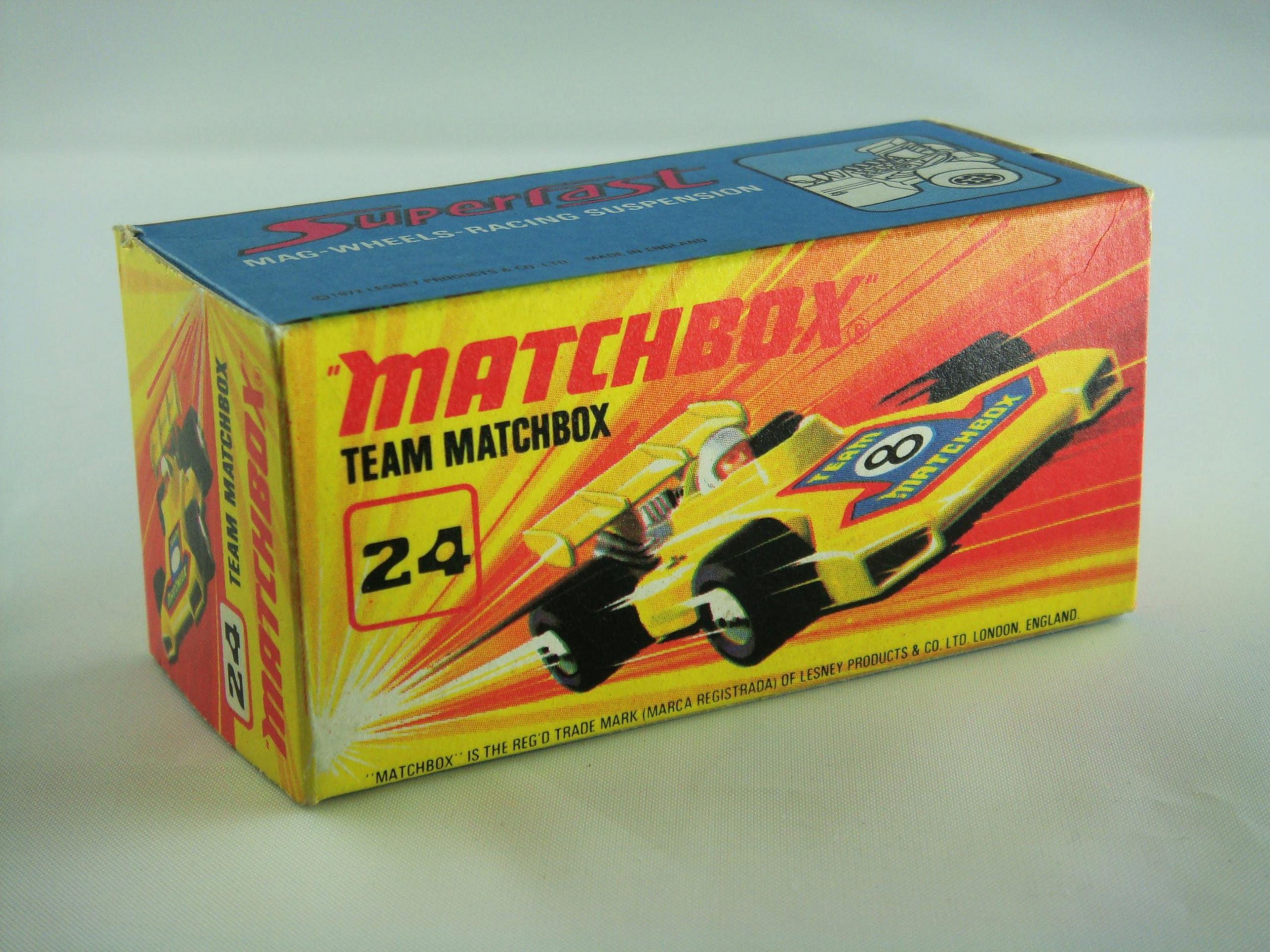 1-75 Series Superfast issues Matchbox Superfast No.24B Team Matchbox