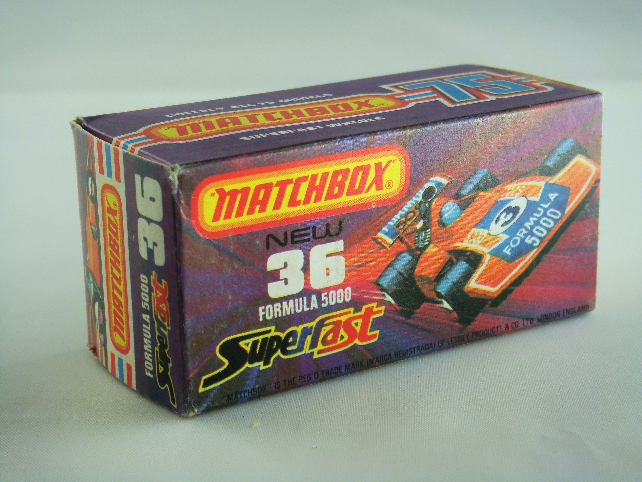 1-75 Series Superfast issues Matchbox Superfast No.36C Formula 5000