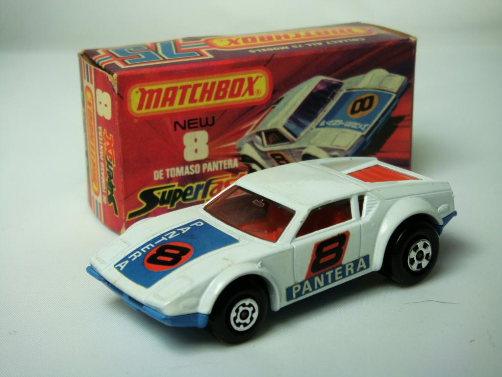 1-75 Series Superfast issues Matchbox Superfast No.8C De Tomaso Pantera