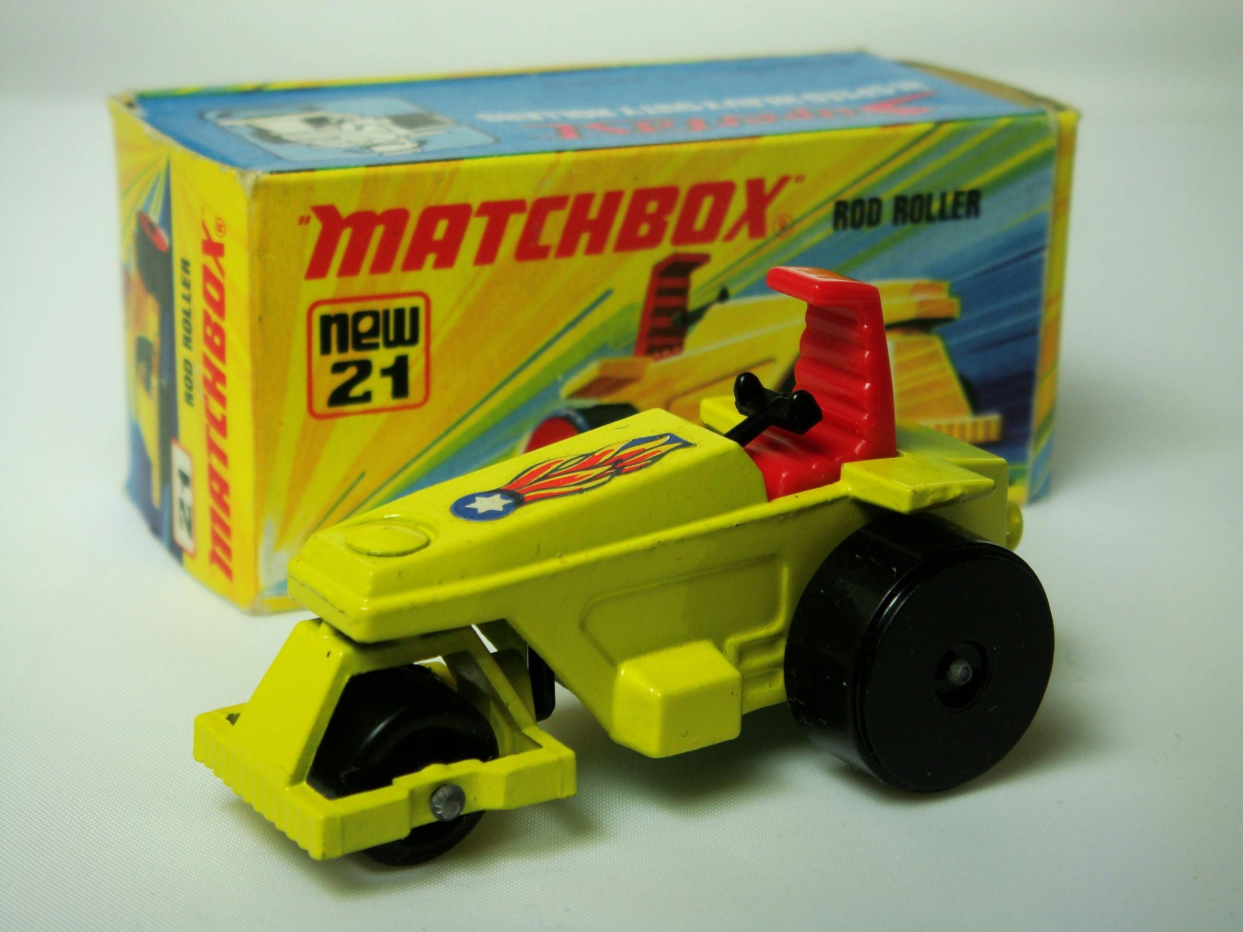 1-75 Series Superfast issues Matchbox Superfast No.21B Rod Roller