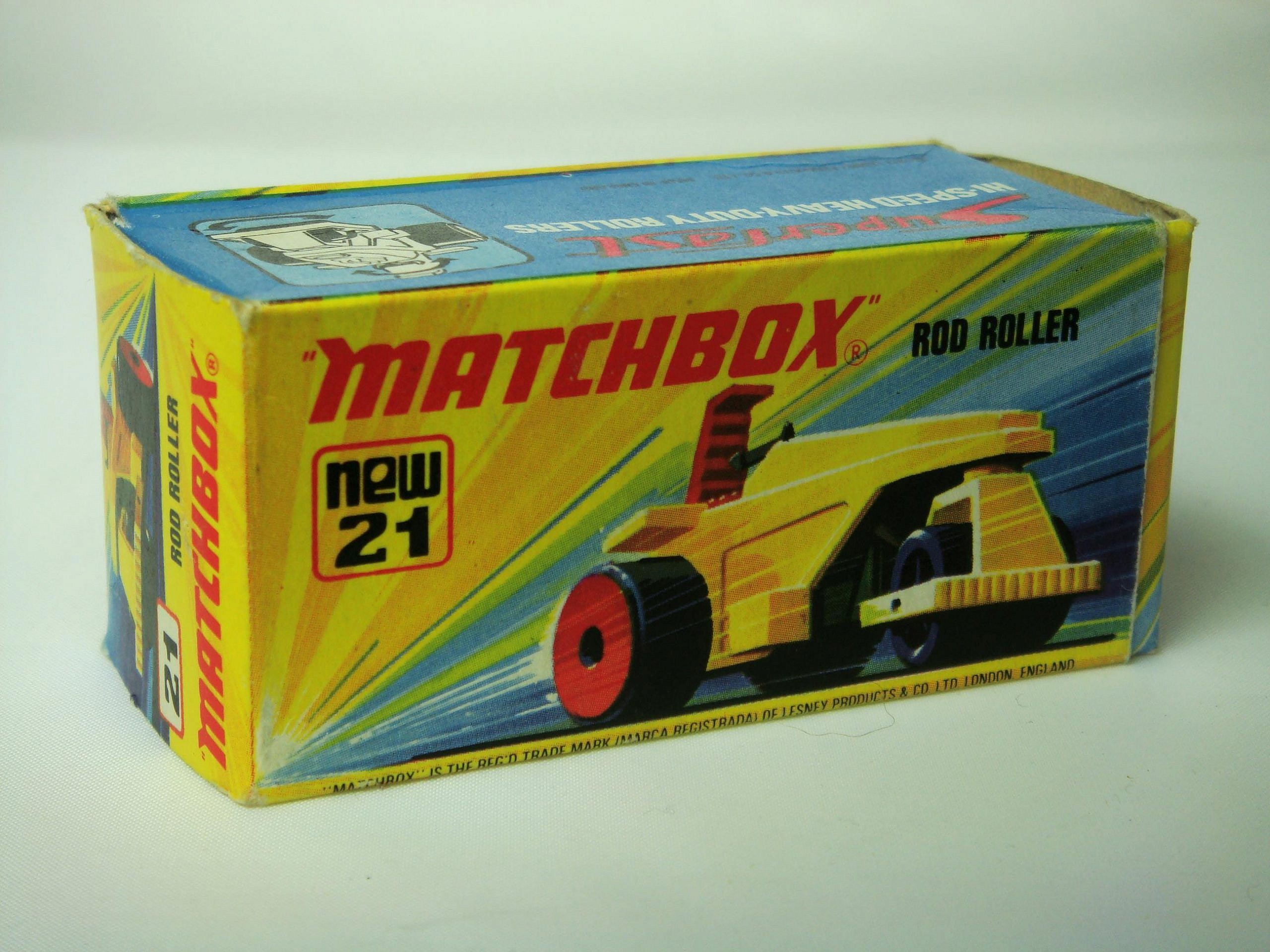 1-75 Series Superfast issues Matchbox Superfast No.21B Rod Roller