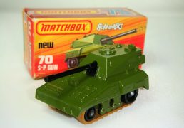 1-75 Series Superfast issues Matchbox Superfast No.70C S.P. Gun