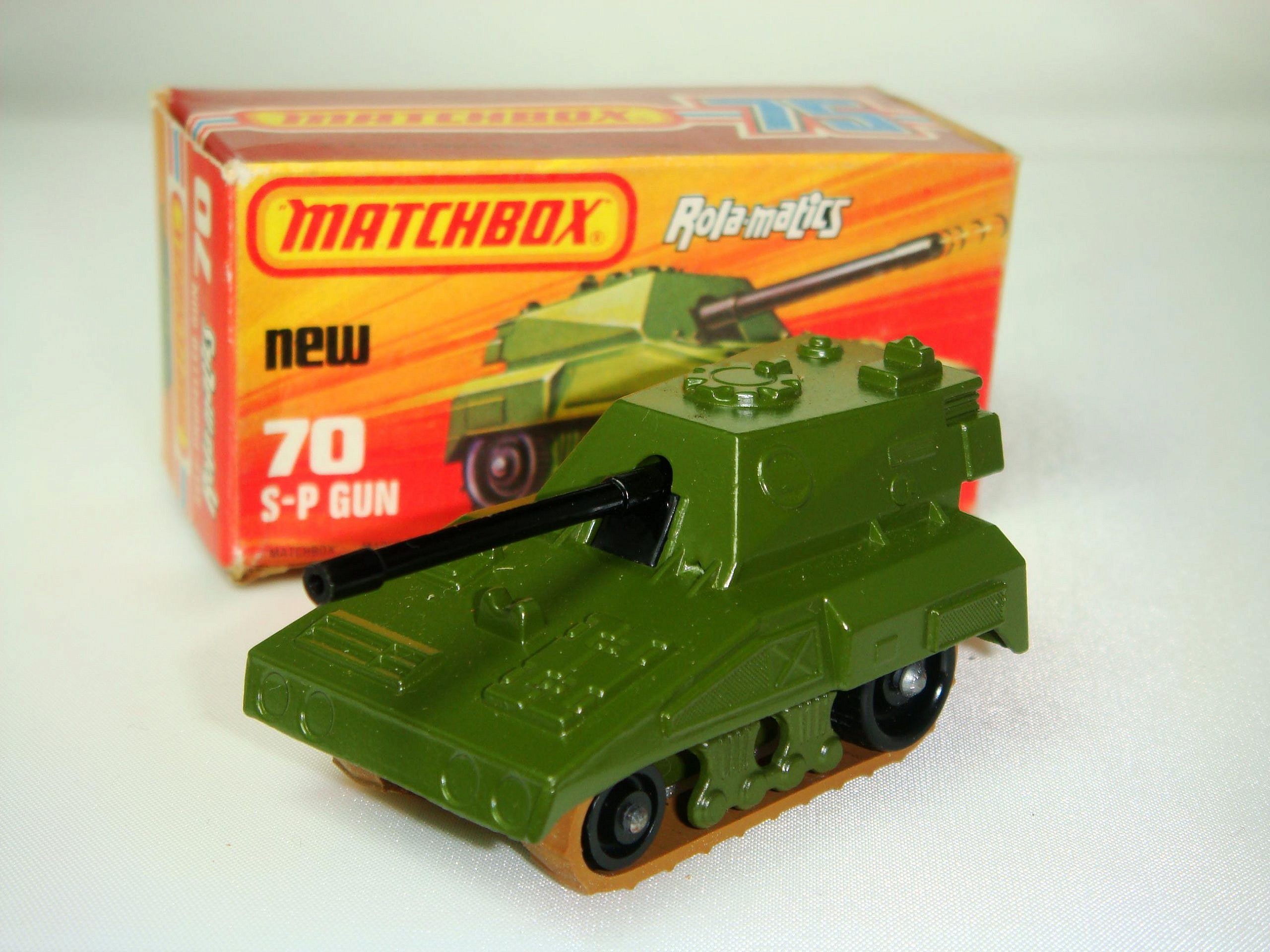 1-75 Series Superfast issues Matchbox Superfast No.70C S.P. Gun