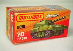 1-75 Series Superfast issues Matchbox Superfast No.70C S.P. Gun