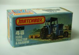 1-75 Series Superfast issues Matchbox Superfast No.46C Ford Tractor and Harrow