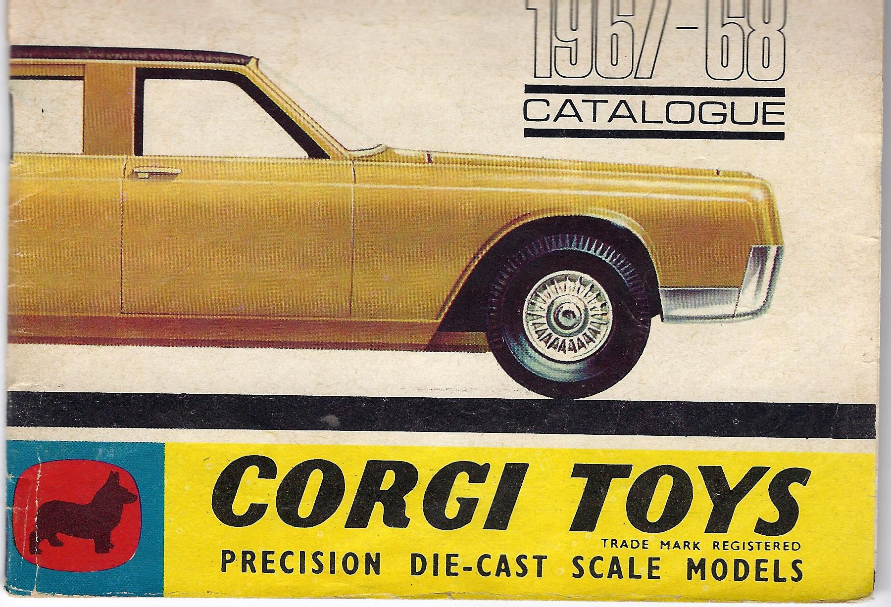 Catalogues Corgi 1967 C2017/7/67. 48 Pages UK Edition with US Price List