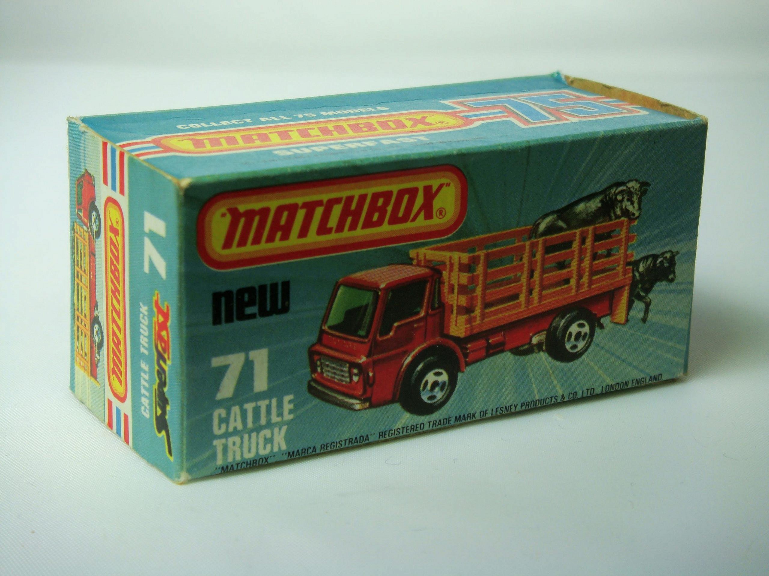 1-75 Series Superfast issues Matchbox Superfast No.71C Dodge Cattle Truck