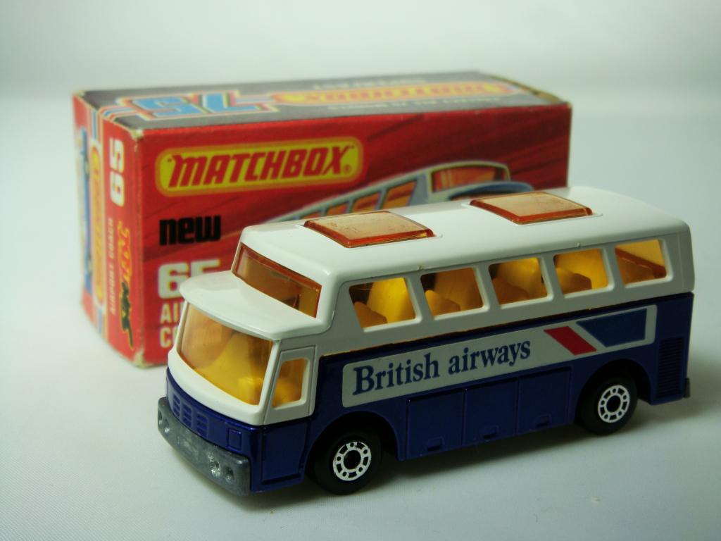 1-75 Series Superfast issues Matchbox Superfast No.65C Airport Coach – metallic