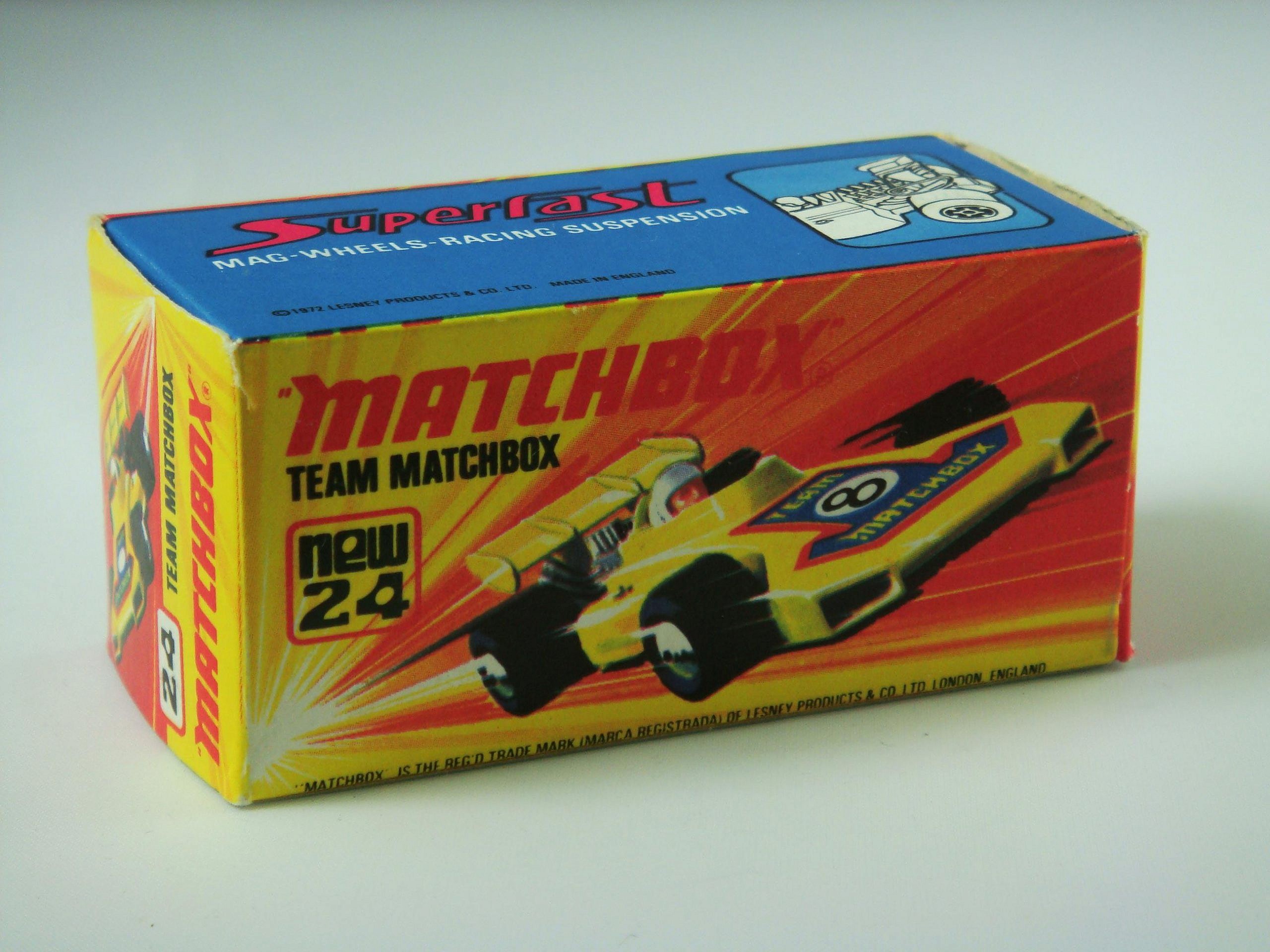 1-75 Series Superfast issues Matchbox Superfast No.24B Team Matchbox