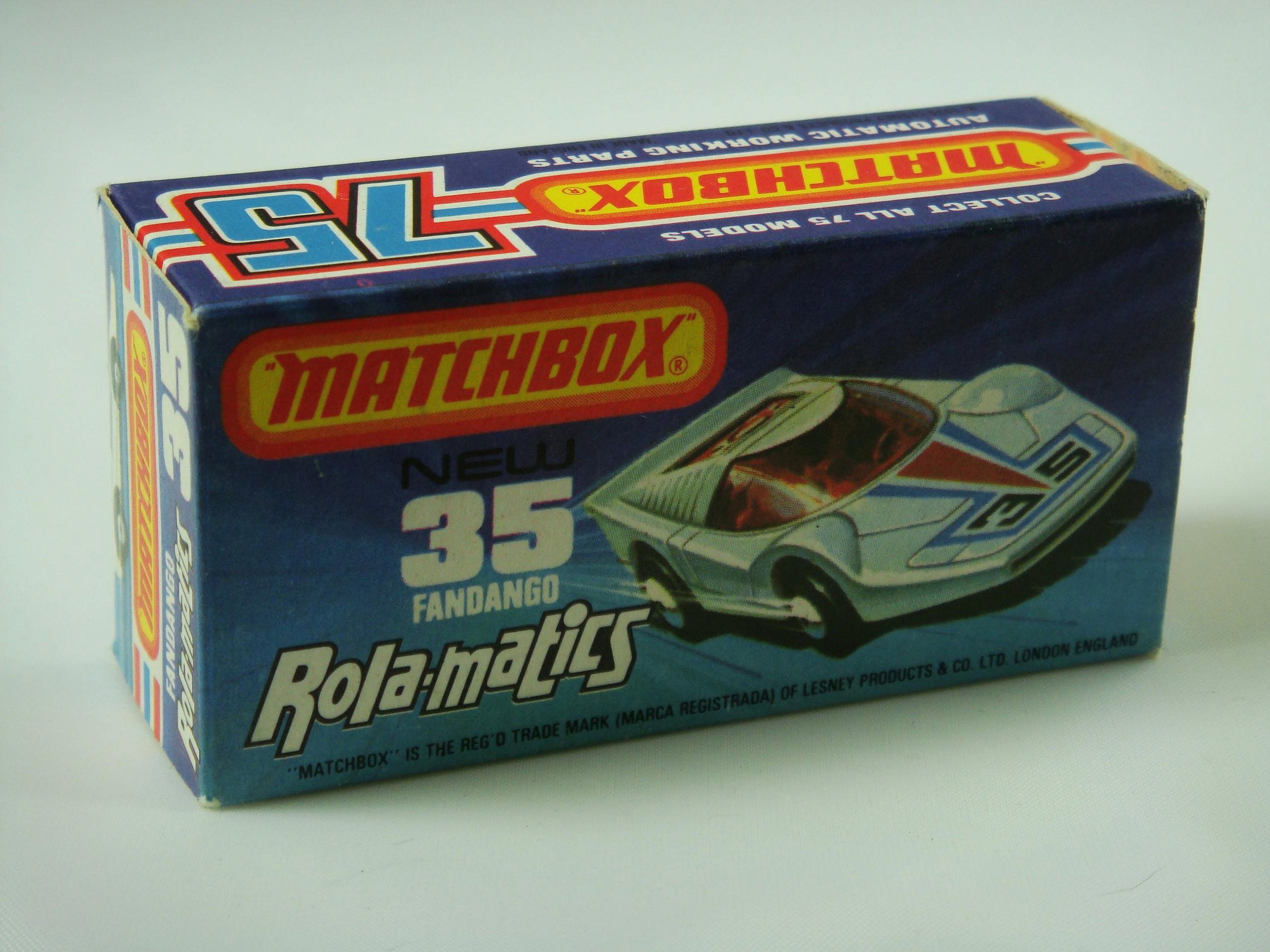 1-75 Series Superfast issues Matchbox Superfast No.35B Fandango