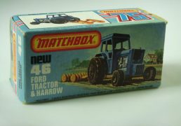 1-75 Series Superfast issues Matchbox Superfast No.46C Ford Tractor and Harrow