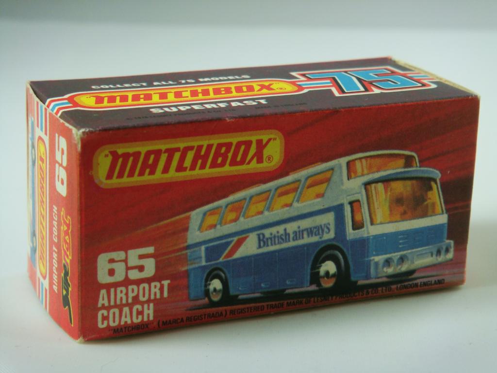 1-75 Series Superfast issues Matchbox Superfast No.65C Airport Coach
