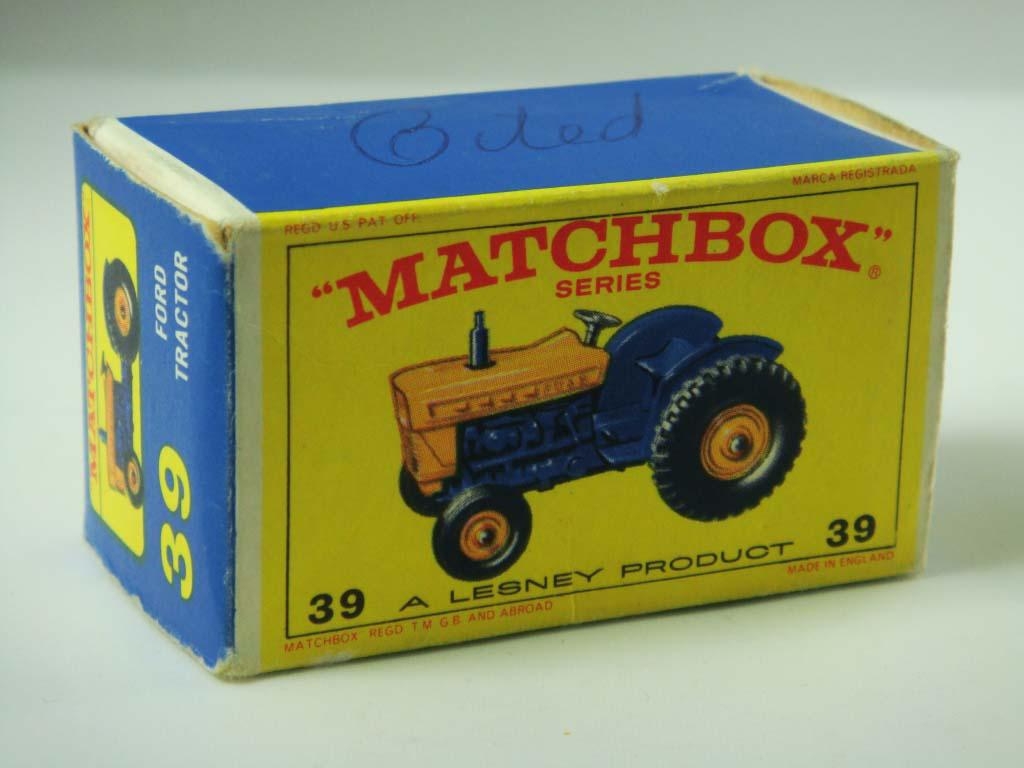 1-75 Series Regular Wheels Matchbox Regular Wheels No.39c Ford Tractor