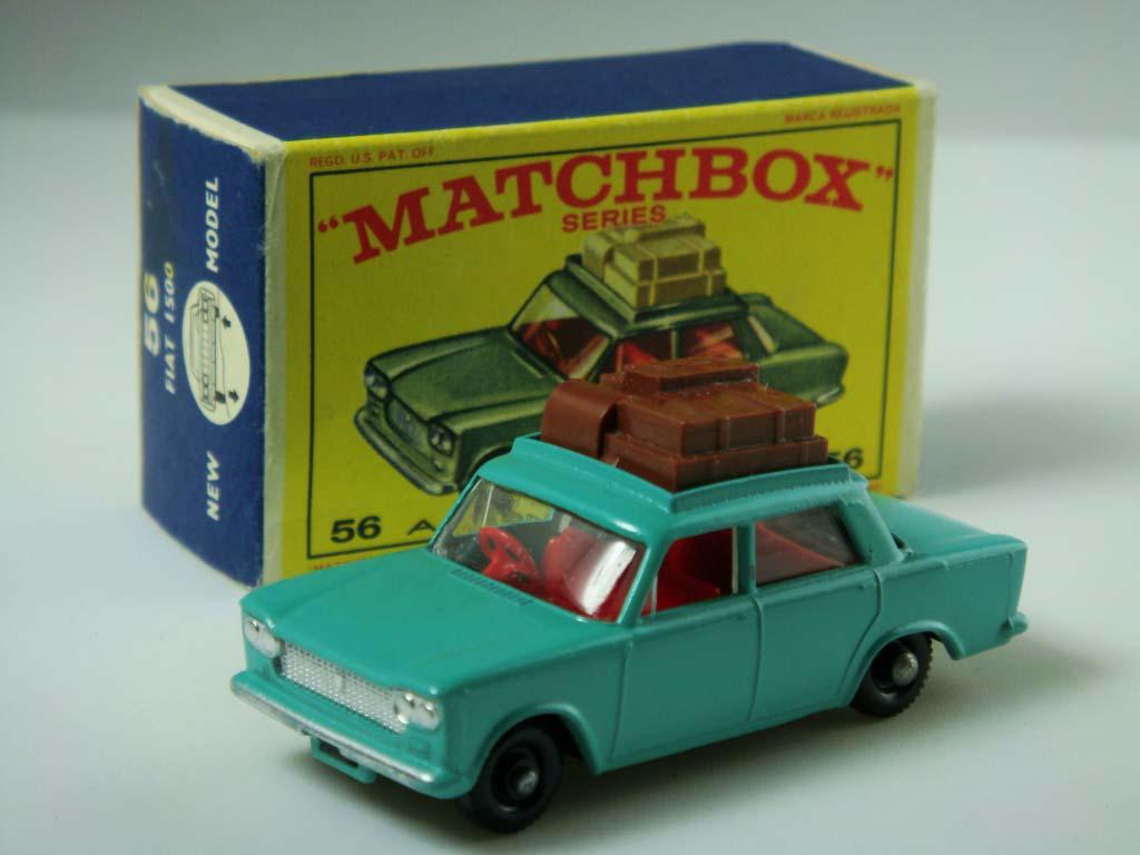 1-75 Series Regular Wheels Matchbox Regular Wheels No.56B Fiat 1500