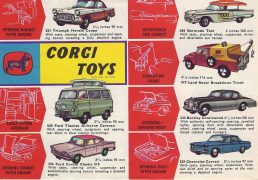 Catalogues Corgi 1961 Interim Leaflet