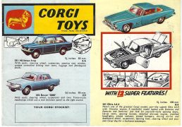 Catalogues Corgi 1964 Interim Leaflet
