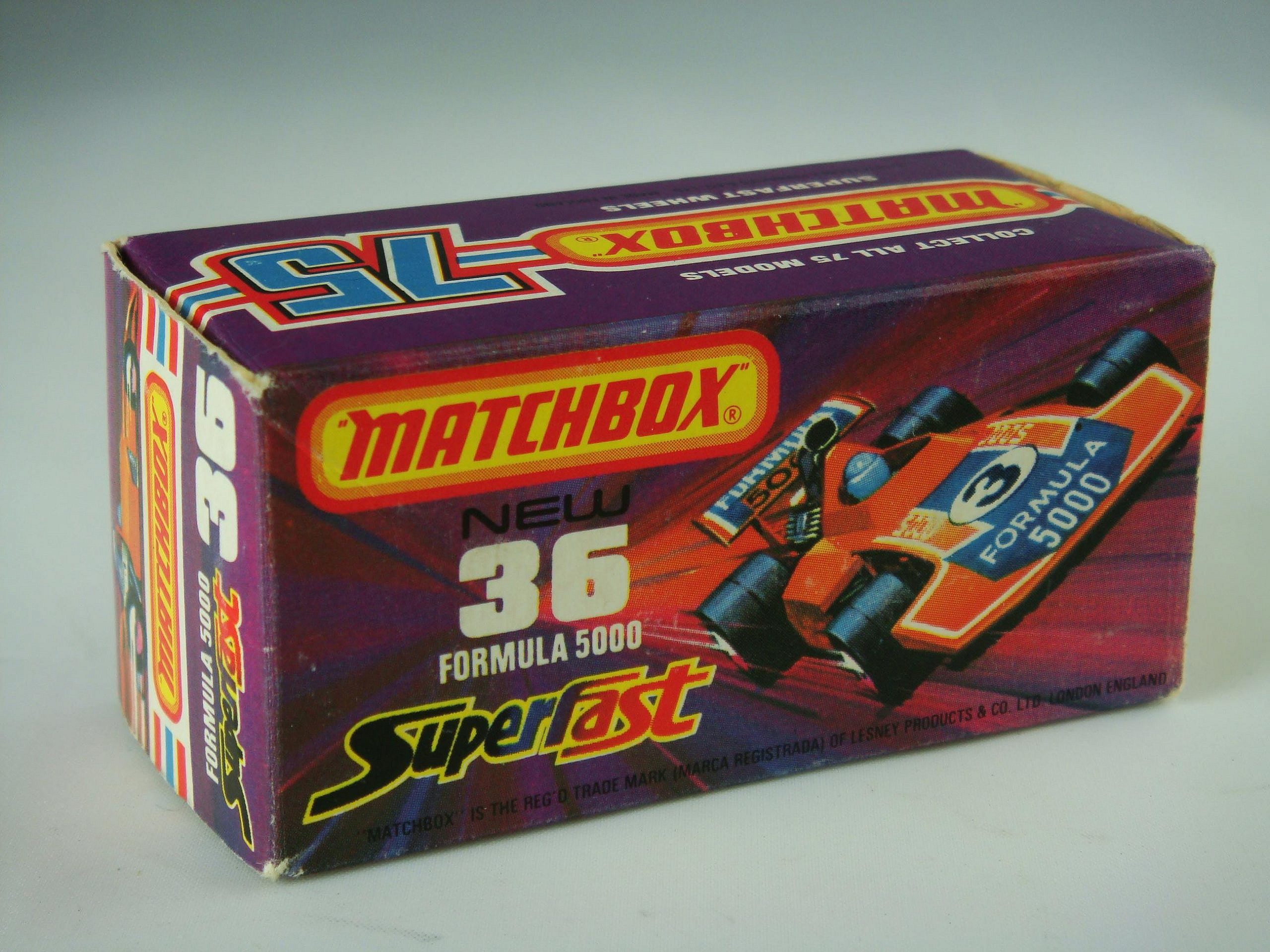 1-75 Series Superfast issues Matchbox Superfast No.36C Formula 5000