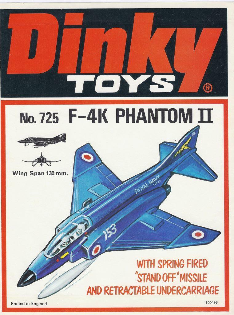 Aircraft Dinky-F4K Phantom II Shop Window A5 leaflet 100496