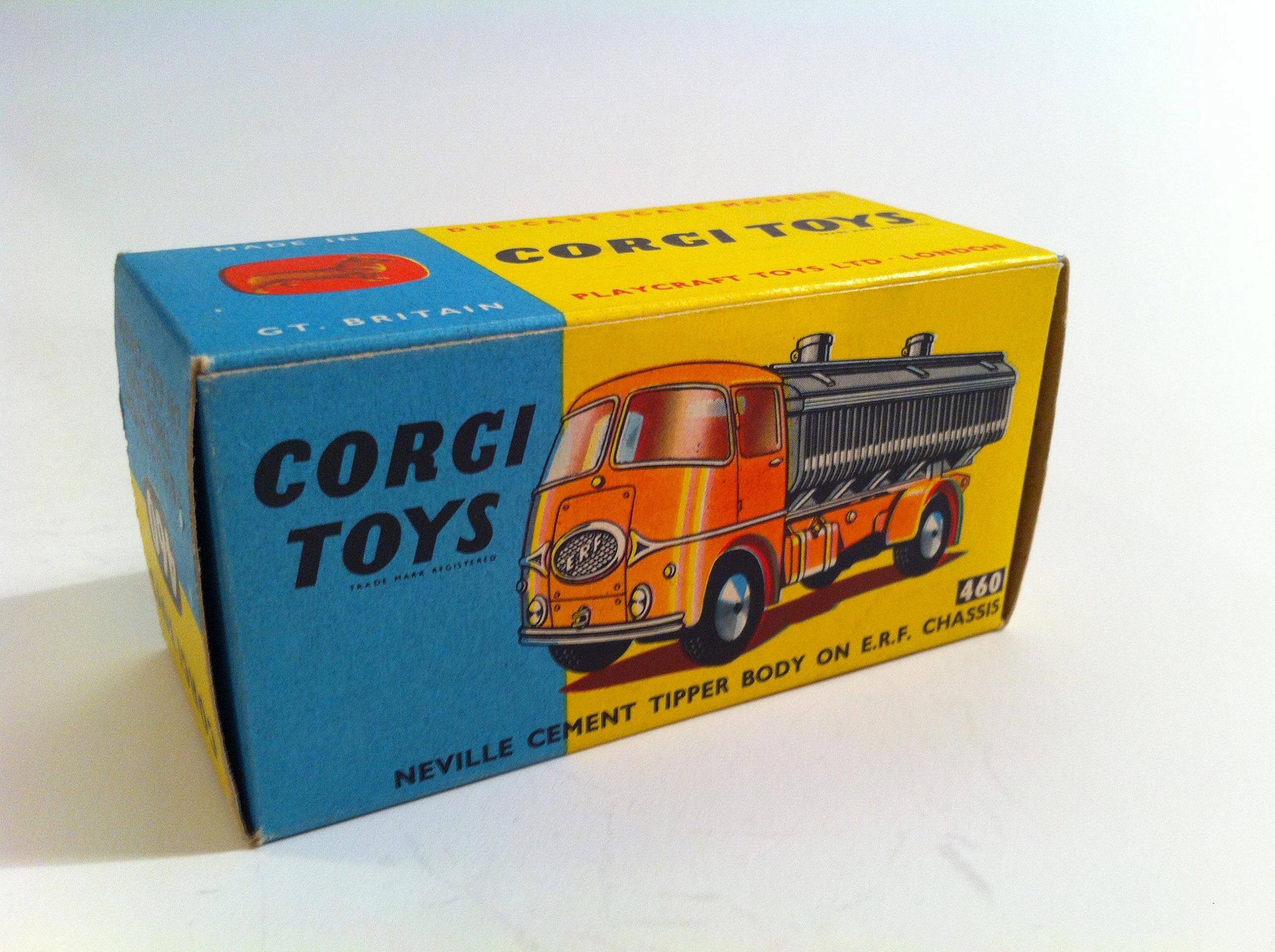 Commercial Vehicles Corgi 460 Neville Cement Tipper body on ERF chassis