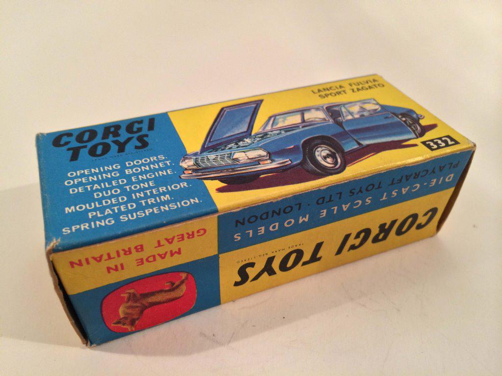 Cars Corgi 332 Lancia Fluvia Zagato