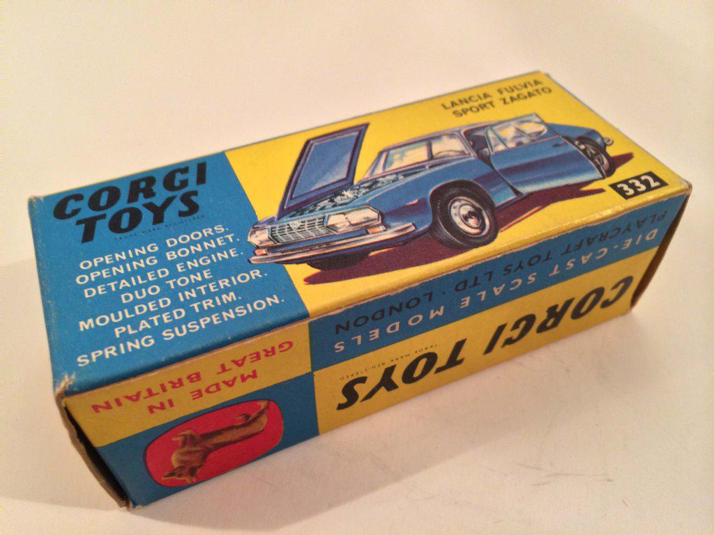 Cars Corgi 332 Lancia Fluvia Zagato
