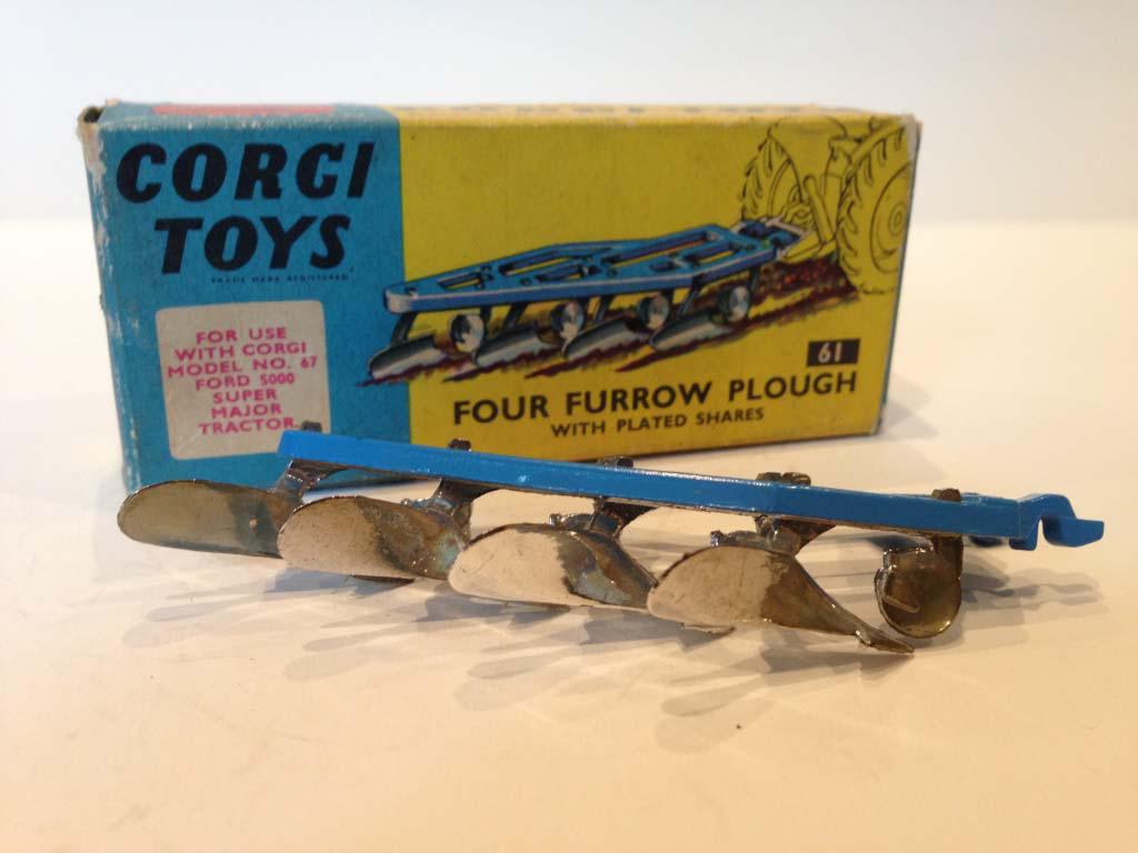 Agricultral Models Corgi 61 Four Furrow Plough