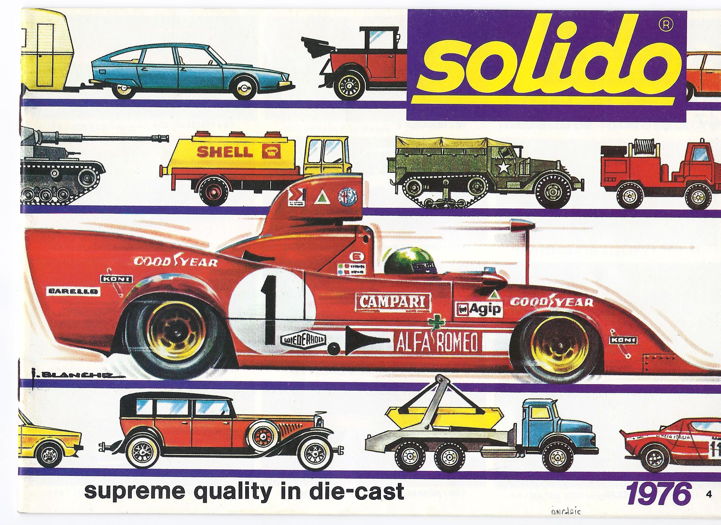 Catalogues Solido 1976 Catalogue