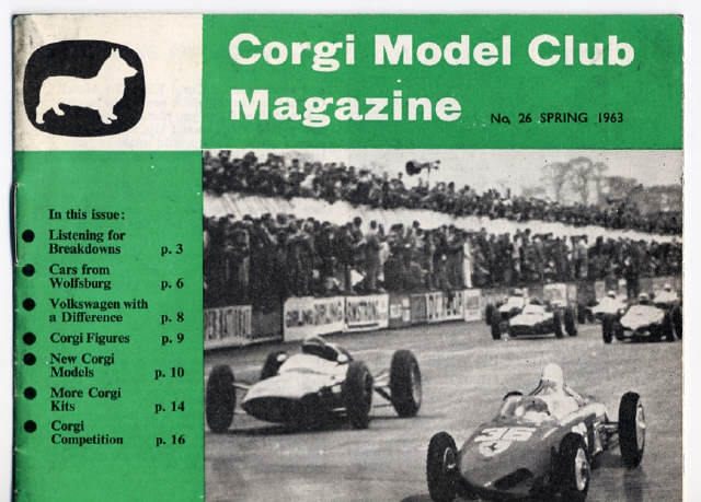 Catalogues Corgi Model Club Magazine No.26 Spring 1963
