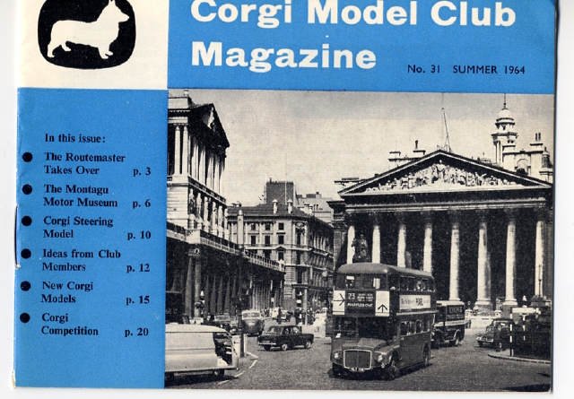 Catalogues Corgi Model Club Magazine No.31 Summer 1964