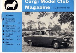 Catalogues Corgi Model Club Magazine No. 28 Autumn 1963