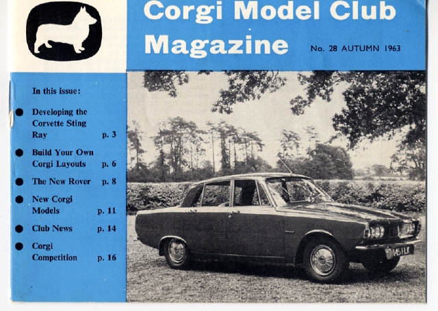 Catalogues Corgi Model Club Magazine No. 28 Autumn 1963