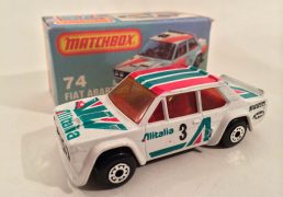 1-75 Series Superfast issues Matchbox Superfast No.74E Fiat Abarth Alitalia