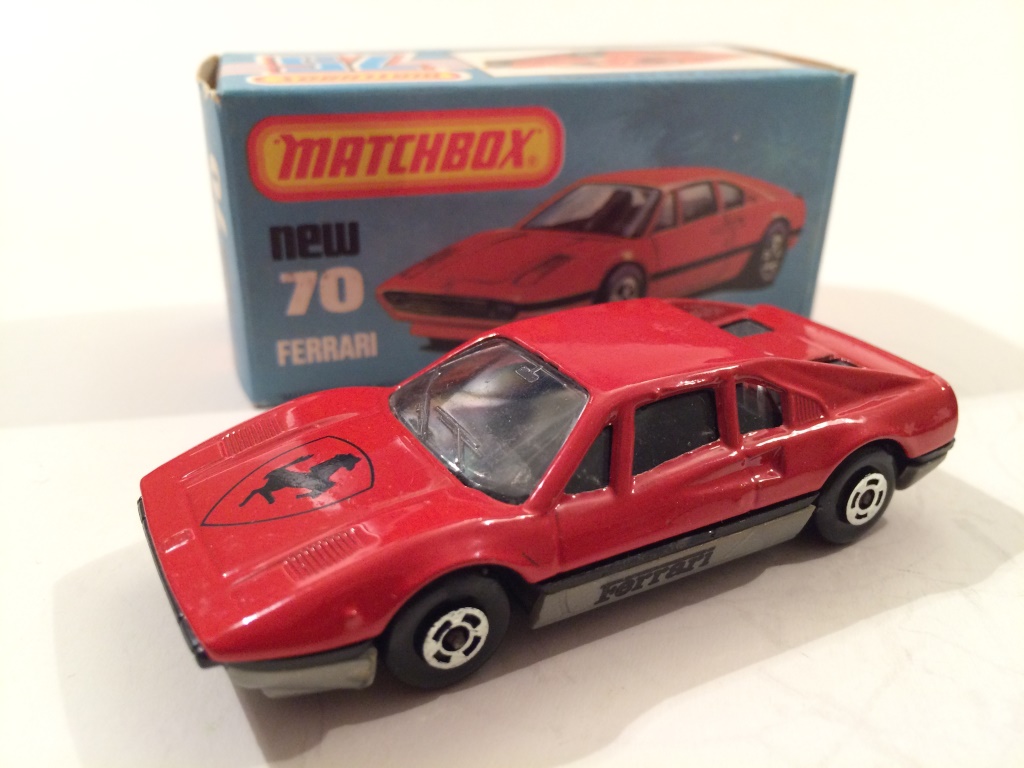 1-75 Series Superfast issues Matchbox Superfast No.70D Ferrari 308GTB Inbrima Edition “Rare”