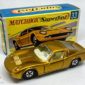 MATCHBOX Superfast 33A Lamborghini Muira Gold / Ivory Int / Thin Wheels / Unpainted Base / Made in England