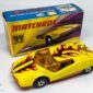MATCHBOX Superfast 33B Datsun 126X Yellow / Flame Tempa / Dark Amber Windows