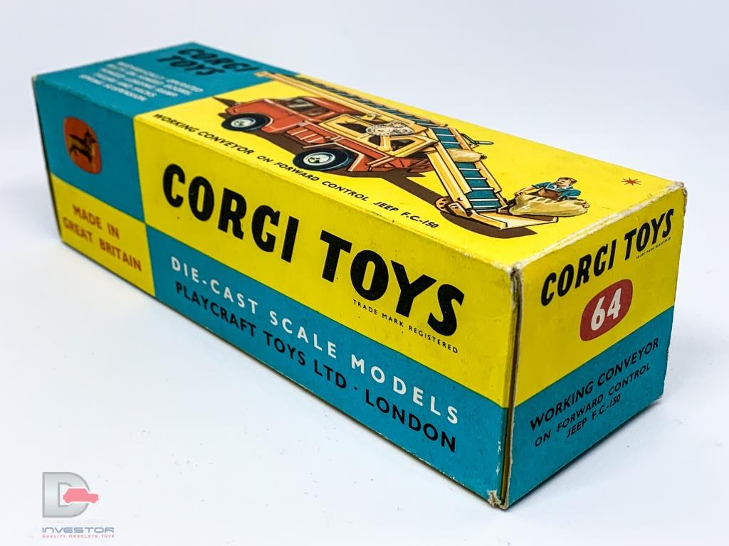 Agricultral Models Corgi No.64 Forward Control Jeep with working conveyor