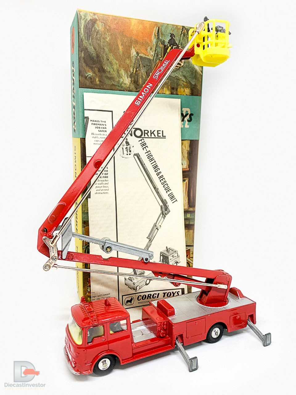 Corgi Corgi 1127 Bedford Simon Snorkel Fire Engine