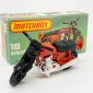 Matchbox Superfast 18b Hondarora Honda CB750 Motorcycle - red frame without labels fitted, black seat, black front forks, chrome engine, wire wheels - Near Mint to Mint complete with Mint  