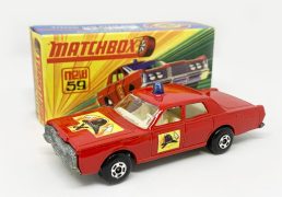 Matchbox Superfast 59d Mercury Park Lane Police Car