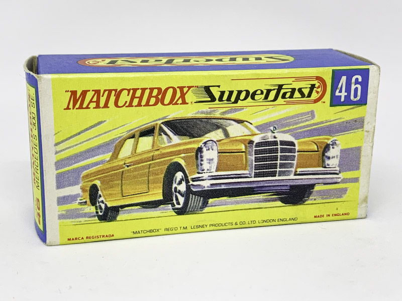 1-75 Series Superfast issues Matchbox Superfast 46a Mercedes 300 SE Coupe twin pack issue Staff car