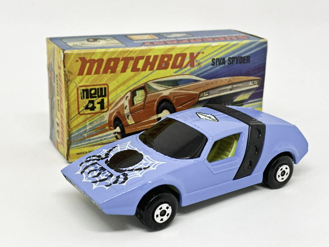 1-75 Series Superfast issues Matchbox Superfast 41b Siva Spyder Roman Numeral issue