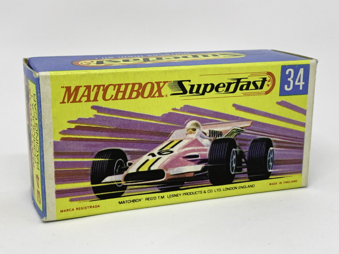 1-75 Series Superfast issues Matchbox Superfast 34a Formula 1 Racing Car